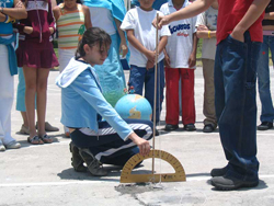 Mid-day at Quito Ecuador on the Equinox